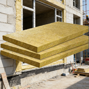 Panel Aislante <span class=keywords><strong>de</strong></span> <span class=keywords><strong>Lana</strong></span> <span class=keywords><strong>de</strong></span> <span class=keywords><strong>Roca</strong></span> Industrial Cuadrado <span class=keywords><strong>de</strong></span> 12 cm <span class=keywords><strong>de</strong></span> Espesor, Personalizable OEM, para Uso en Exteriores, Dormitorios, Edificios, Paredes Exteriores y Almacenes - Product Image 1