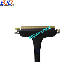 180 derece PCI-E 5.0 16X X16 <span class=keywords><strong>GPU</strong></span> yükseltici kablo GEN5 0.3M 0.4M 0.5M 06M RTX5090 RX9070XT A100 H100 AI sunucu grafik kartı - Product Image 4