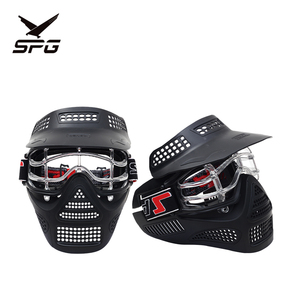 Masque de tir à l'arc SPG, lunettes de protection, casque intégral en plastique pour paintball, chasse à l'arc, entraînement, jeu CS, équipement portable - Product Image 1
