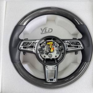Volante Personalizado YLD en Alcántara, Compatible con <span class=keywords><strong>Porsche</strong></span> 911.2 971 959 718 Macan Cayman 991, Nuevo Volante Mejorado - Product Image 4