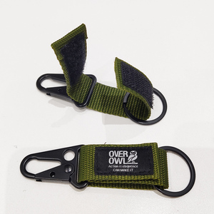 Custom Logo Embossed Adjustable Advertising Short Strap Lanyard Key Chain Fashion Eagle Mouth Buckle with Durable Nylon Material