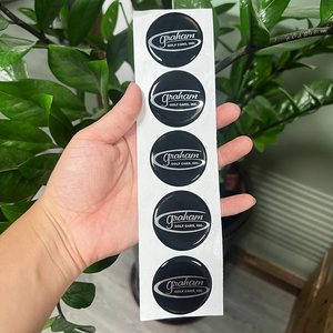 Custom Eco‑Friendly 3D Clear Epoxy Resin Dome <b>Stickers</b>, Custom <b>Logo</b> Printed Domed Labels for Brand Decoration - Product Image 6