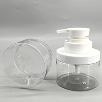 Pot vide de luxe 360 ml avec pompe et large ouverture pour masque capillaire, après-shampoing revitalisant, beurre corporel et crèmes de soin