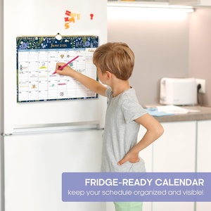 <span class=keywords><strong>Calendrier</strong></span> mural 19 mois 2026-2027, juin 2026-août 2027, idéal pour la maison ou le bureau - Jardin de minuit - Product Image 6