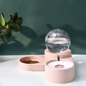 Kinghon Dispensador Automático de Alimentos para Perros y Gatos, Bebedero Elevado 2 en 1, Comedero y Bebedero para Mascotas - Product Image 2