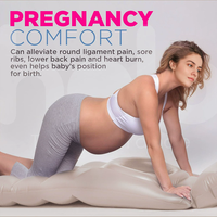 Nouveau matelas gonflable en PVC floqué pour la maternité, tapis de yoga gonflable pour femmes enceintes, matelas flottant pour femmes enceintes