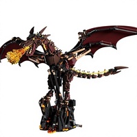 Dragon de glace mécanique, 13102 pièces, blocs de construction, modèle à articulations motorisées pour garçons de 8 ans et plus