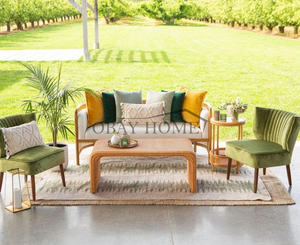 Vente directe d'usine de meubles modernes en bois massif avec coussins canapé <span class=keywords><strong>canne</strong></span> et décor en bois canapé de mariage <span class=keywords><strong>location</strong></span> canapé de salon - Product Image 6