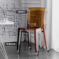 Chaise en acrylique transparente antidérapante simple pour la maison, le bureau, l'apprentissage des étudiants et l'ordinateur – Vente en gros