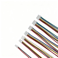 Kabel Harness Terminal Konektor JST NH1.0 2-16P Kustom, Konduktor Tembaga Berlapis Perak dengan Selubung Nilon untuk Pengisi Daya Elektronik RC Lipo