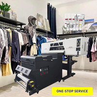 Jiamei 60cm I3200 DTF vêtement imprimante pour petite entreprise à domicile populaire poudre secouant four avec A3 A4 A1 Dimensions
