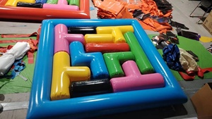 Vente flash - Jeu de puzzle gonflable de qualité commerciale - <span class=keywords><strong>Tetris</strong></span> gonflable pour adultes et enfants - Product Image 2