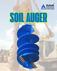 Ashok Industries Red Earth <b>Auger</b> with Steel Teeth for <b>Drilling</b> Operations - Product Image 5