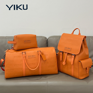 Sac de voyage YIKU durable et tendance, personnalisable avec logo, sac de <span class=keywords><strong>week</strong></span>-<span class=keywords><strong>end</strong></span>, sac de voyage de nuit, sac en cuir PU design, logo imprimé unisexe - Product Image 3