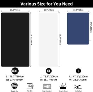 Customized Size Nonslip Silicone Kneading Dough <b>Mat</b> Thick Heat Resistant Silicone Baking <b>Mat</b> <b>Large</b> Size Kitchen Tablemat - Product Image 2