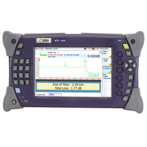 Reflectómetro Óptico de Dominio de Tiempo (OTDR) JDSU VIAVI MTS-4000 V2 35/33dB E4126LA de Fibra Óptica 1310/1550nm - Product Image 3