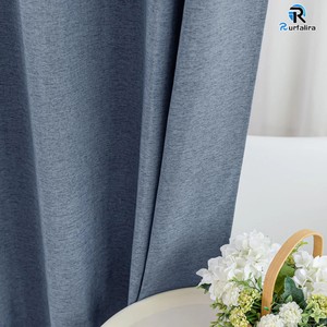 <span class=keywords><strong>Rideau</strong></span> <span class=keywords><strong>de</strong></span> <span class=keywords><strong>douche</strong></span> aspect lin bleu gris 160 GSM en polyester cationique, résistant et hydrofuge, pour la décoration moderne des salles <span class=keywords><strong>de</strong></span> bain d'hôtel - Product Image 5