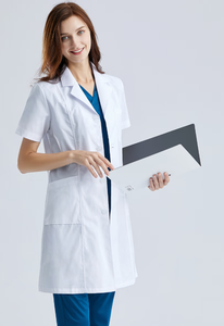 Nuova Divisa da Infermiera per <span class=keywords><strong>Donna</strong></span>, <span class=keywords><strong>Camice</strong></span> da Laboratorio Bianco, <span class=keywords><strong>Camice</strong></span> da Laboratorio per Biologia, Camici da Laboratorio Regolabili per Uomo e <span class=keywords><strong>Donna</strong></span> - Product Image 5