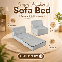 Neues Luxus-Design 2-Sitzer Klappbares Modulares Tragbares Ausziehbares Sofa-Bett Möbel für Wohnzimmer Büro Hotel Nutzung
