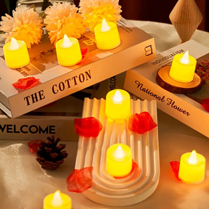 Elektronisches Tee licht Vela Luz Romantische Hochzeit Valentine Home Decoration Flammen loses <span class=keywords><strong>LED</strong></span>-Kerzenlicht für Weihnachts plastik kerze - Product Image 4