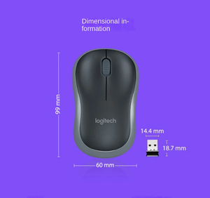 Ratón Inalámbrico M186 con Conectividad Inalámbrica, Diseño Moderno y Duradero, Batería de 2.4g, USB, Óptico, G102, M186, M185 - Product Image 4