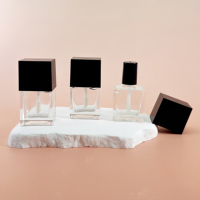 HKH Flacons en verre transparent vides avec bouchon à vis, emballage cosmétique, étiquette privée, contenants pour gloss et blush, logo personnalisé, sérum pour les lèvres