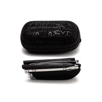 Lunettes de lecture pliantes unisexes tendance, correction de la vue, portables, durables, bloquant la lumière bleue, pour presbytie, avec étui à fermeture éclair