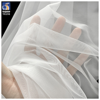 YX296 Kain Tulle Mesh Ringan Berkualitas Tinggi 100% Poliester 30D Lembut untuk Gaun Pernikahan Anak dan Pakaian untuk Anak Perempuan
