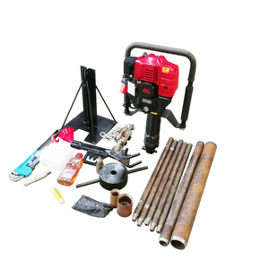 Foreuse portative à moteur diesel compacte pour l'exploration géologique minière et le forage de puits d'eau - Product Image 1
