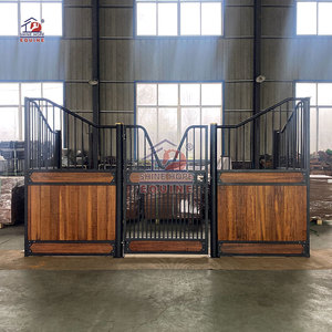 HDG表面処理 馬用ストール Uチャンネル付き ホースボックス 馬用パネル 馬小屋のドア - Product Image 4