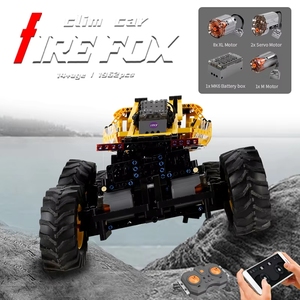 Mould King 18030 MOC Coche Teledirigido <span class=keywords><strong>FireFox</strong></span> Camión de Escalada, Modelo de Ladrillos de Plástico DIY, Set de Bloques de Construcción - Product Image 4