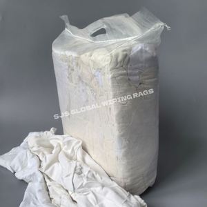 Trapos Industriales de Algodón, Trapos de Felpa de Algodón de 10 kg, Trapos de Felpa de Algodón Blanco Industrial, Trapos de Algodón Blanco para Limpieza - Product Image 1