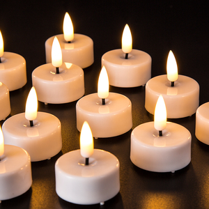 Matti của Hot bán hàng trực tuyến 3D bất ngọn lửa trắng <span class=keywords><strong>LED</strong></span> trà ánh sáng - Product Image 2