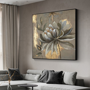 Mintura lãng mạn hoa nghệ thuật sơn dầu vải tùy chỉnh cổ điển thiết kế trừu tượng cho trang trí nội thất cho <span class=keywords><strong>h</strong></span>ành lang Sử dụng bán buôn - Product Image 3