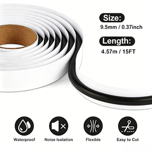 Bande d'étanchéité en butyl non durcissable de 9,5 mm, étanche, pour phares de camping-car, toits, fenêtres, joints, colle serpent, automobile, marine - Product Image 3