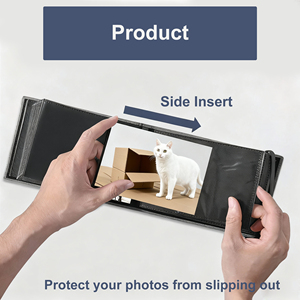 Custom <strong>Slip</strong> <strong>in</strong> <strong>Photo</strong> <strong>Album</strong> 4x6 Linen Fabric Cover 100 <strong>Photos</strong> Memory Book for Travel Weddings and Birthdays - Product Image 2