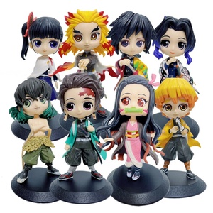 8 Estilos Q Posket Versión Anime Japonés Kamado Tanjirou Kamado Nezuko Modelo de Dibujos Animados Juguete Anime Pvc Figura - Product Image 1