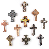 En gros Personnalisé Croix Chrétienne Catholique Décoratif Résine Réfrigérateurs Aimants Réfrigérateur Magnétique Pour L'église Et La Maison Prière
