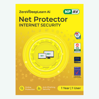 Net Protector Antivirus Internet Security 2026 para Compras y Transacciones Bancarias Seguras, 1 Usuario, 1 Año, Software de Seguridad Digital