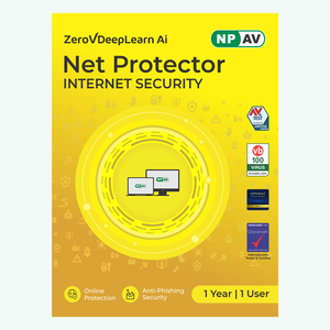 โปรแกรมป้องกันไวรัส Net Protector Internet Security 2026 เพื่อความปลอดภัยในการช้อปปิ้งและธนาคาร สำหรับผู้ใช้ 1 คน 1 ปี ซอฟต์แวร์ความปลอดภัยดิจิทัล - Product Image 1