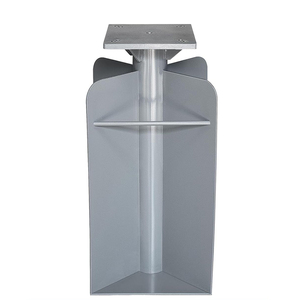 Support de parasol encastrable JH-Mech, design gain de place, métal renforcé robuste, base de parasol encastrable de 26 lb pour patios - Product Image 1