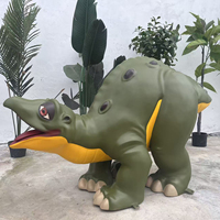 Statues de dinosaures réalistes grandeur nature faites à la main pour parcs d'attractions, décoration de parcs à thème, musées et aires de jeux intérieures/extérieures pour enfants