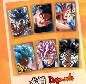Nouvel ensemble de cartes à collectionner Junyi <span class=keywords><strong>Ball</strong></span> <span class=keywords><strong>Z</strong></span> Polaroids, plusieurs cartes Super Saiyan, jeux de cartes à échanger, jouets pour enfants - Product Image 4