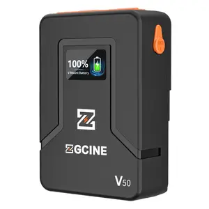 ZGCINE ZG V50 ZG-V50 V-образный аккумулятор V-Lock литиевая батарея для Type-C USB Micro pocket батарейки для камер смартфонов и ноутбуков