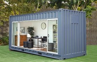 Module d'expédition mobile, Tiny House moderne, conteneur en acier pliable de 20 pieds et 40 pieds, maison préfabriquée à vendre, utilisation comme abri de voiture