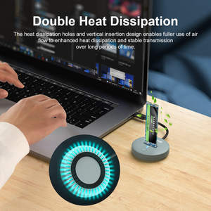 <span class=keywords><strong>Station</strong></span> d'accueil MAIWO K1698P2 sans outil, type C, M.2 <span class=keywords><strong>NVMe</strong></span>/SATA SSD, plastique ABS, USB3.2 Gen2 10 Gbps - Product Image 5