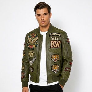 <span class=keywords><strong>Chaqueta</strong></span> Personalizada con Grabado en Relieve para <span class=keywords><strong>Hombre</strong></span>, <span class=keywords><strong>Chaqueta</strong></span> de Motociclista de <span class=keywords><strong>Cuero</strong></span> Vacuno, <span class=keywords><strong>Chaqueta</strong></span> Varsity de <span class=keywords><strong>Cuero</strong></span> Completo con Bordado y Apliques - Product Image 1