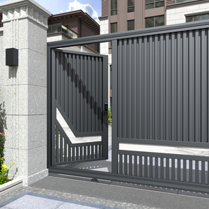 <span class=keywords><strong>Portail</strong></span> <span class=keywords><strong>coulissant</strong></span> électrique automatique en alliage d'aluminium pour villa, cour, <span class=keywords><strong>fer</strong></span> <span class=keywords><strong>forgé</strong></span>, jardin, maison autoconstruite, design moderne, fabriqué en Chine - Product Image 5