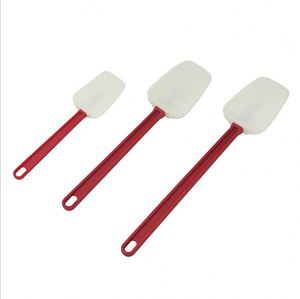 Solid Heat-Resistant Non Stick Kitchen Utensil Baking Cooking <b>Silicone</b> Scraper Spatula - Product Image 5