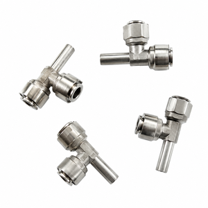 YOD Raccord rapide coudé empilable en acier inoxydable SUS 304 316L 1/4" 3/8" à connexion rapide pour distributeur d'eau RO et pièces de filtre - Product Image 4